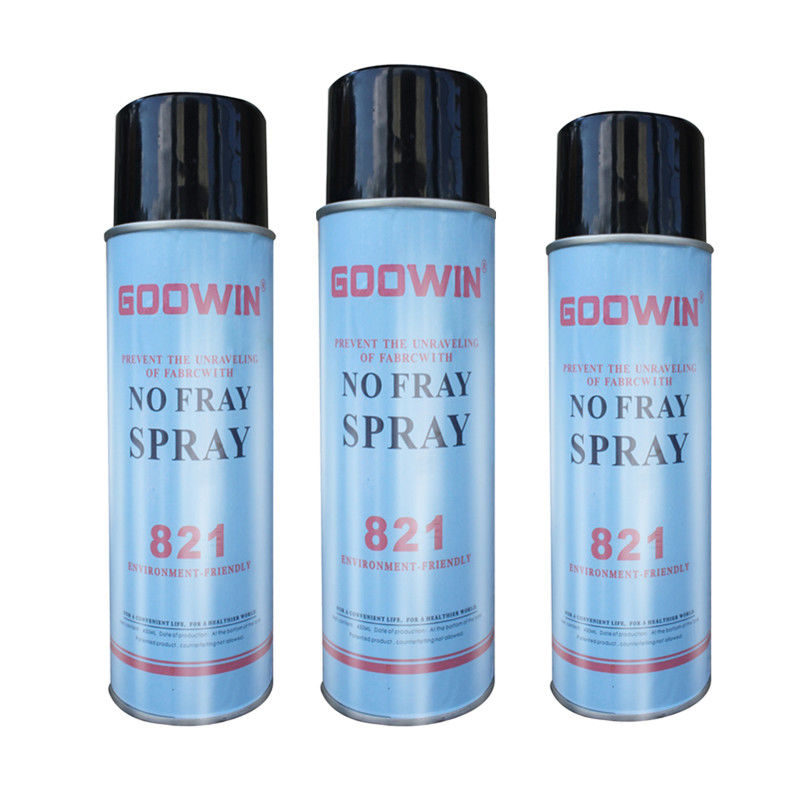 Transparent 821 No Fray Spray For Fabric , ISO 9001